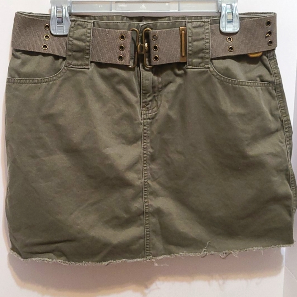 DKNY Ary Green Mini Skirt